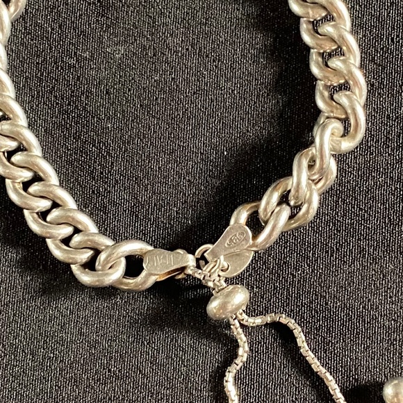 Adjustable Silver Bracelet - Picture 2 of 6